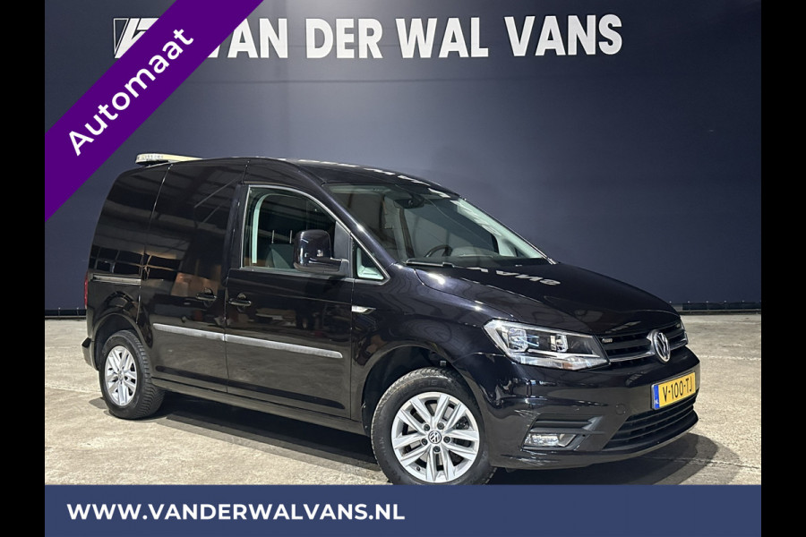 Volkswagen Caddy 2.0 TDI 102pk Automaat L1H1 Euro6 Airco | Camera | 1500kg Trekhaak cruisecontrol, parkeersensoren, achterklep, lichtmetalen velgen