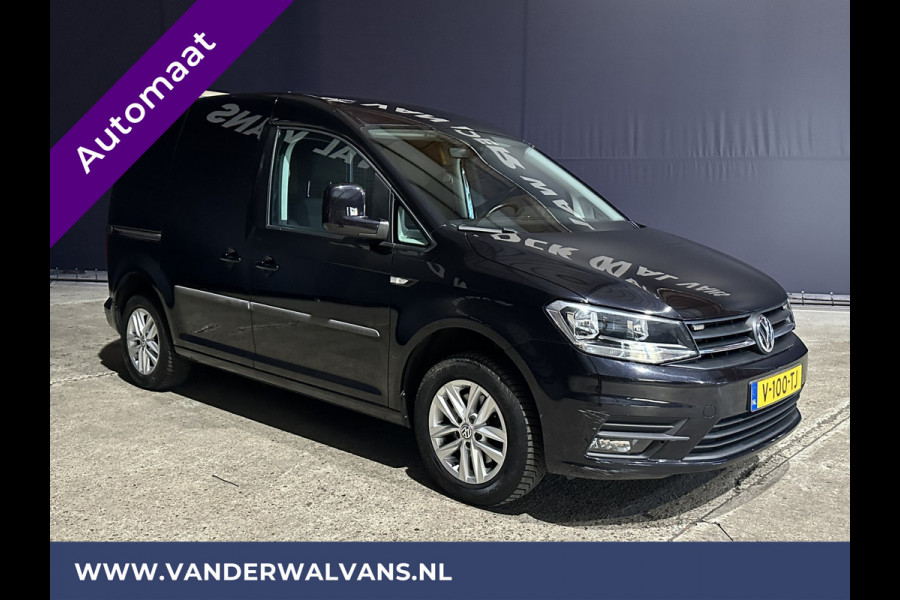 Volkswagen Caddy 2.0 TDI 102pk Automaat L1H1 Euro6 Airco | Camera | 1500kg Trekhaak cruisecontrol, parkeersensoren, achterklep, lichtmetalen velgen