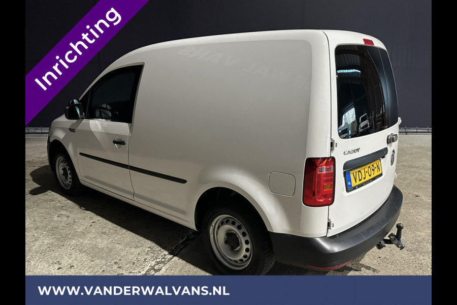 Volkswagen Caddy 2.0 TDI L1H1 Euro6 Airco | Navigatie | Camera | Cruisecontrol | Apple Carplay Trekhaak, parkeersensoren, zijdeur, android auto