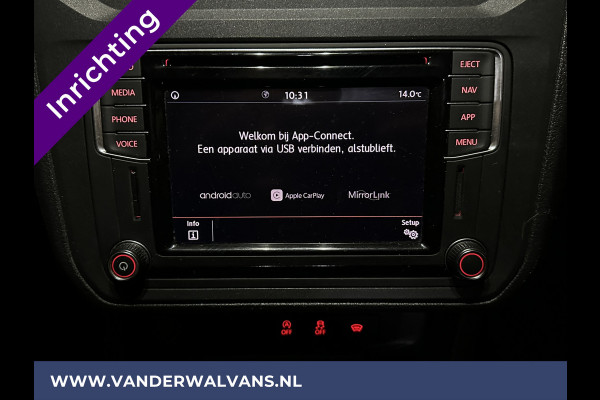 Volkswagen Caddy 2.0 TDI L1H1 Euro6 Airco | Navigatie | Camera | Cruisecontrol | Apple Carplay Trekhaak, parkeersensoren, zijdeur, android auto