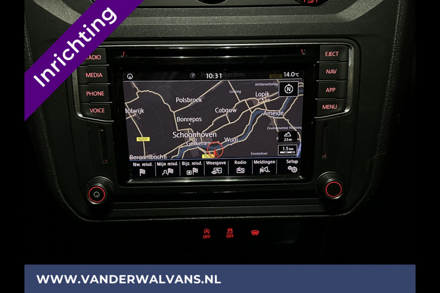 Volkswagen Caddy 2.0 TDI L1H1 Euro6 Airco | Navigatie | Camera | Cruisecontrol | Apple Carplay Trekhaak, parkeersensoren, zijdeur, android auto