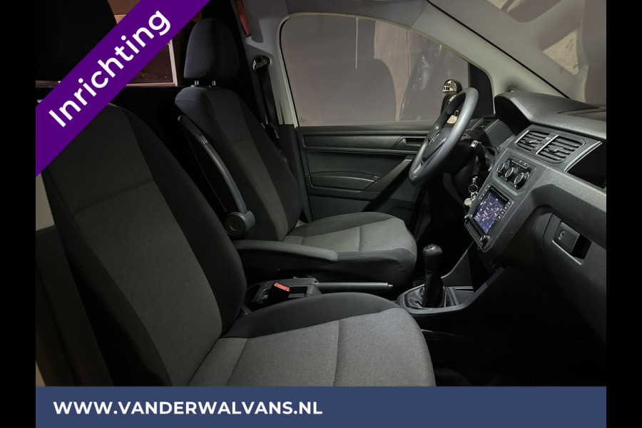 Volkswagen Caddy 2.0 TDI L1H1 Euro6 Airco | Navigatie | Camera | Cruisecontrol | Apple Carplay Trekhaak, parkeersensoren, zijdeur, android auto