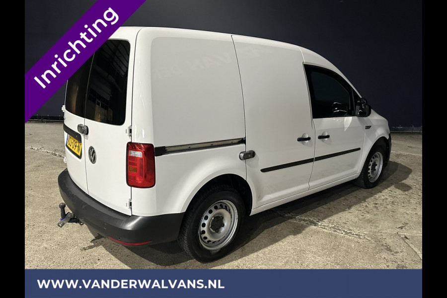 Volkswagen Caddy 2.0 TDI L1H1 Euro6 Airco | Navigatie | Camera | Cruisecontrol | Apple Carplay Trekhaak, parkeersensoren, zijdeur, android auto