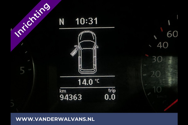 Volkswagen Caddy 2.0 TDI L1H1 Euro6 Airco | Navigatie | Camera | Cruisecontrol | Apple Carplay Trekhaak, parkeersensoren, zijdeur, android auto