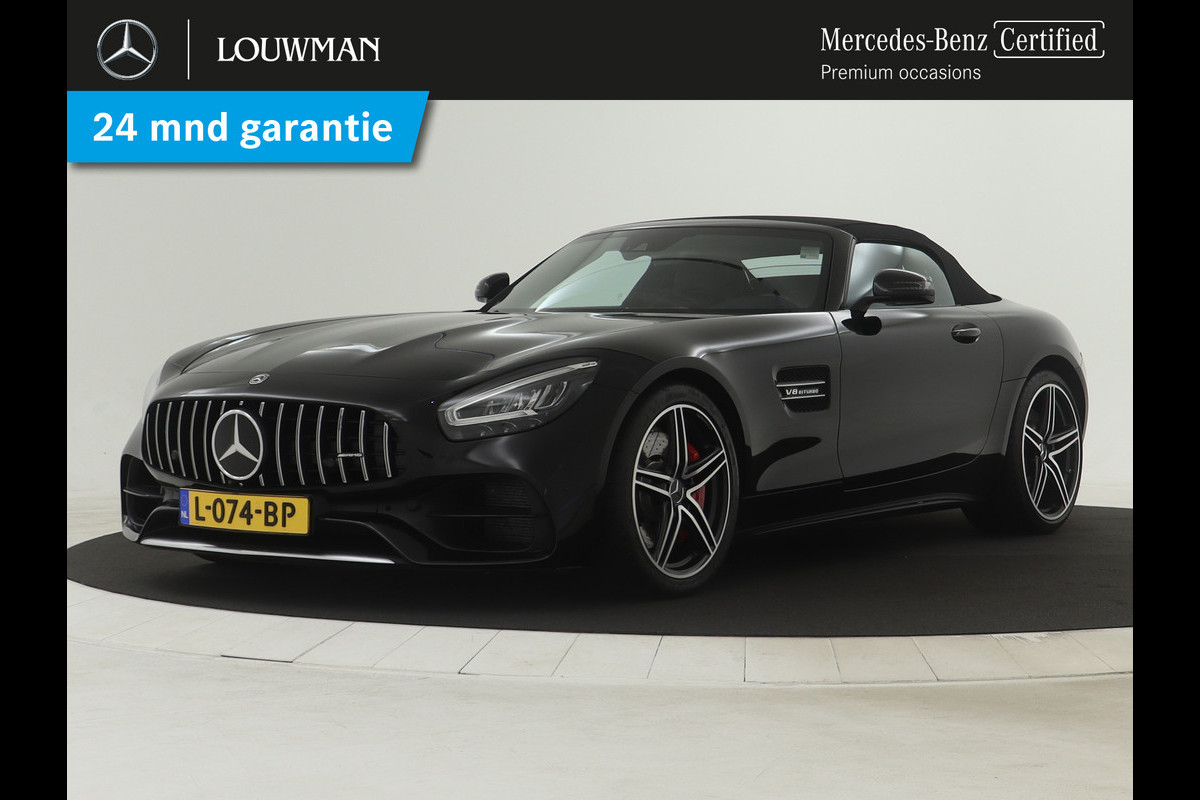 Mercedes-Benz AMG GT Roadster 4.0 Premium | V8 | 476 pk | Airscarf |  Alarm | Distronic |  Brandstoftank met groter volume 75 liter| Inclusief 24 maanden MB Certified garantie voor Europa.