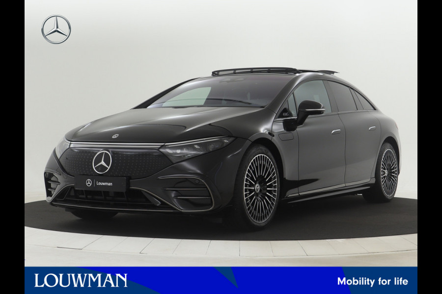 Mercedes-Benz EQS 580 4MATIC AMG Line 108 kWh | Achterasbesturing tot 10° | Garagedeuropener | Premium Plus pakket | Akoestiekcomfortpakket | MBUX augmented reality voor navigatie | Nightpakket | Rijassistentiepakket plus |