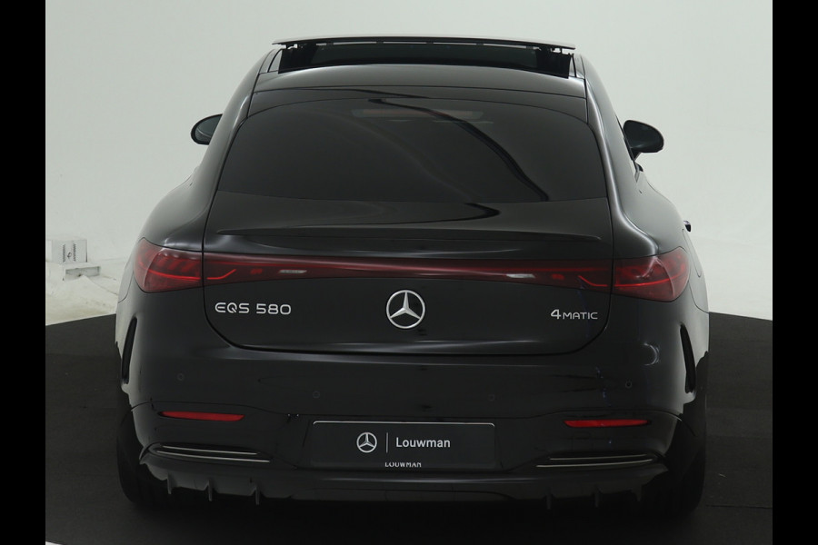 Mercedes-Benz EQS 580 4MATIC AMG Line 108 kWh | Achterasbesturing tot 10° | Garagedeuropener | Premium Plus pakket | Akoestiekcomfortpakket | MBUX augmented reality voor navigatie | Nightpakket | Rijassistentiepakket plus |