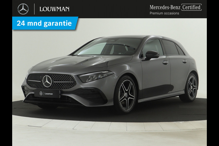 Mercedes-Benz A-Klasse 180 AMG Line | Nightpakket | Premium Pack | Dodehoekassistent | Verwarmde stoelen vooraan | Extra USB-poorten | Sfeerverlichting | Draadloos oplaadsysteem voor smartphone |