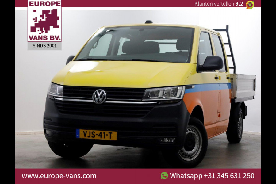 Volkswagen Transporter T6.1 2.0 TDI Lang D.C. Open Laadbak Airco/CarPlay 03-2021