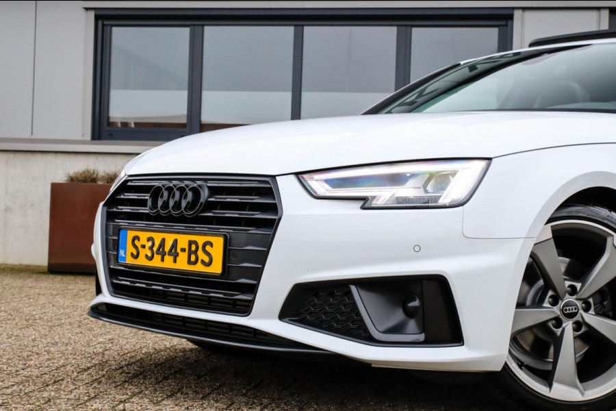 Audi A4 Avant 40 2.0TFSI S line Black Edition Facelift 190pk S-Tronic|Dealer|Panoramadak|Virtual Cockpit|Leder|LED Matrix|Black|19