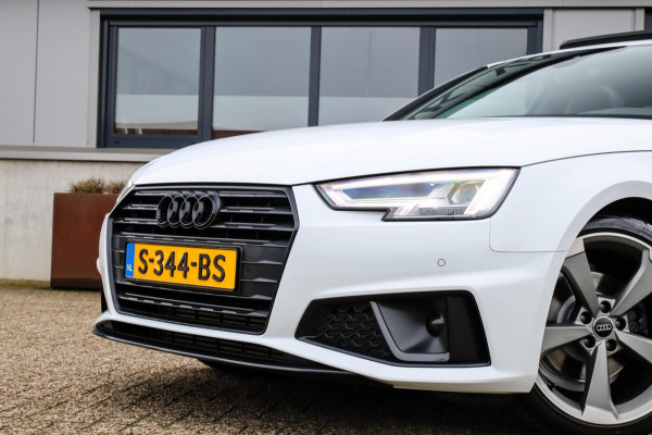 Audi A4 Avant 40 2.0TFSI S line Black Edition Facelift 190pk S-Tronic|Dealer|Panoramadak|Virtual Cockpit|Leder|LED Matrix|Black|19