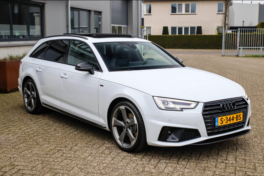 Audi A4 Avant 40 2.0TFSI S line Black Edition Facelift 190pk S-Tronic|Dealer|Panoramadak|Virtual Cockpit|Leder|LED Matrix|Black|19