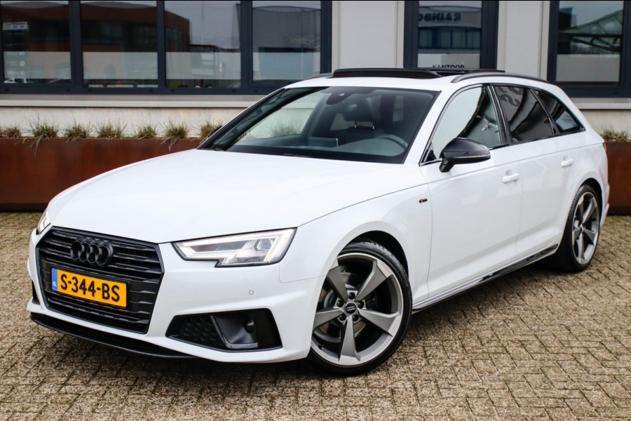 Audi A4 Avant 40 2.0TFSI S line Black Edition Facelift 190pk S-Tronic|Dealer|Panoramadak|Virtual Cockpit|Leder|LED Matrix|Black|19