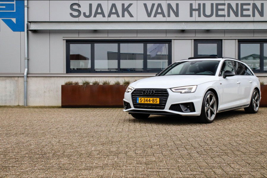 Audi A4 Avant 40 2.0TFSI S line Black Edition Facelift 190pk S-Tronic|Dealer|Panoramadak|Virtual Cockpit|Leder|LED Matrix|Black|19