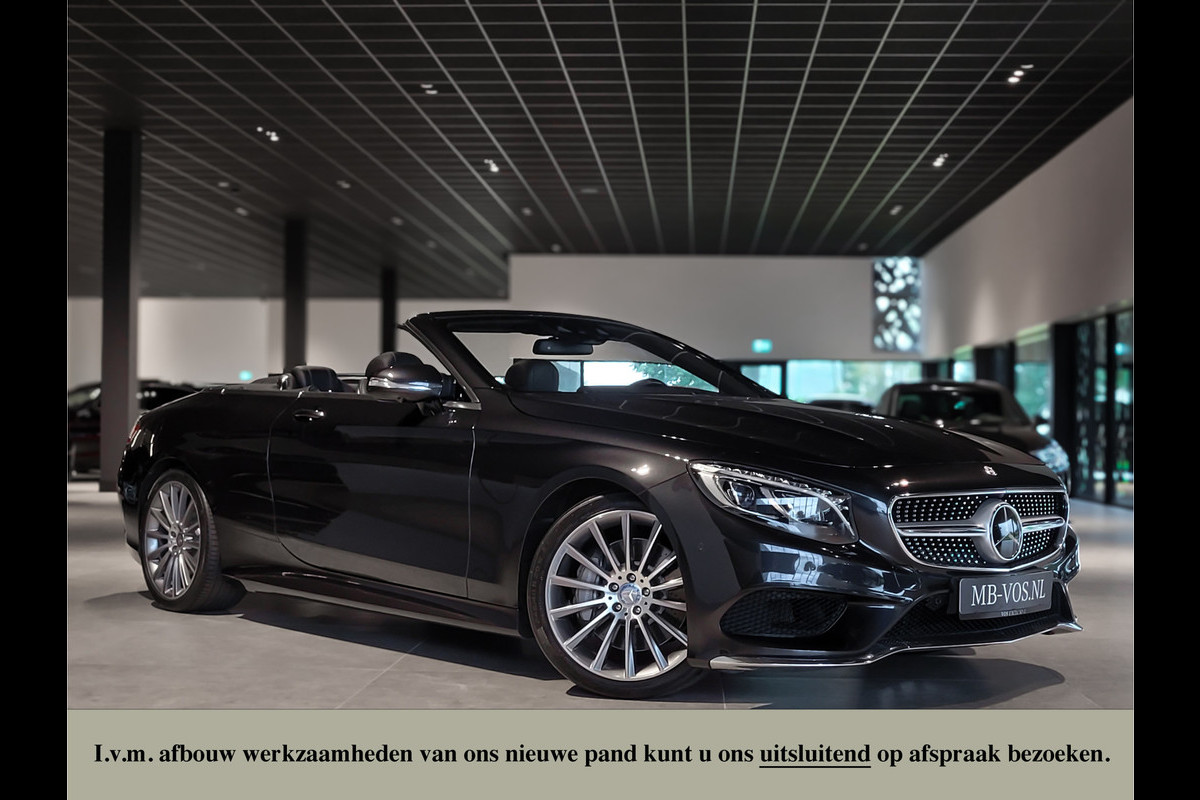 Mercedes-Benz S-Klasse Cabrio 500 AMG Distronic|Keyless|20"|Airscarf|360|Stoelkoeling|Mem|Aircap|LED