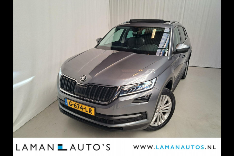 Škoda Kodiaq 1.5 TSI 150pk DSG Business Edition 7P Aut. | Open dak Halfleder CarPlay Canton ECC Navi LED ACC 19" LMV Camera BLIS Metallic | V