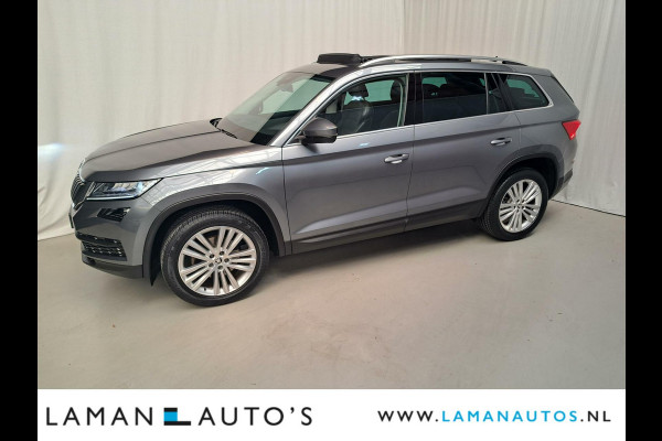 Škoda Kodiaq 1.5 TSI 150pk DSG Business Edition 7P Aut. | Open dak Halfleder CarPlay Canton ECC Navi LED ACC 19" LMV Camera BLIS Metallic | V