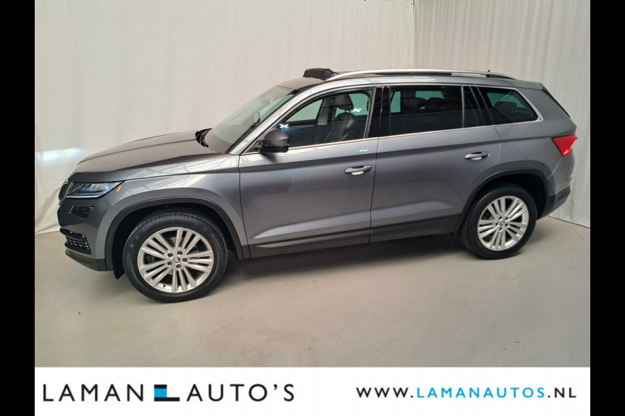 Škoda Kodiaq 1.5 TSI 150pk DSG Business Edition 7P Aut. | Open dak Halfleder CarPlay Canton ECC Navi LED ACC 19" LMV Camera BLIS Metallic | V