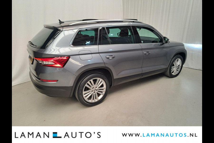 Škoda Kodiaq 1.5 TSI 150pk DSG Business Edition 7P Aut. | Open dak Halfleder CarPlay Canton ECC Navi LED ACC 19" LMV Camera BLIS Metallic | V