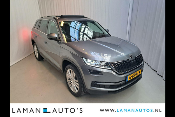 Škoda Kodiaq 1.5 TSI 150pk DSG Business Edition 7P Aut. | Open dak Halfleder CarPlay Canton ECC Navi LED ACC 19" LMV Camera BLIS Metallic | V