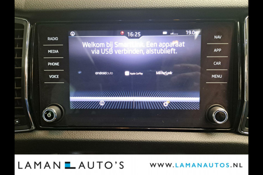 Škoda Kodiaq 1.5 TSI 150pk DSG Style Business Aut. | Open dak Leder-Alcantara CarPlay Canton ECC Navi LED ACC 19" LMV Camera BLIS Metallic |