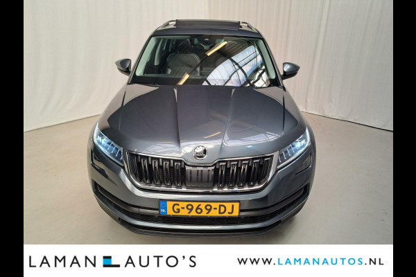 Škoda Kodiaq 1.5 TSI 150pk DSG Style Business Aut. | Open dak Leder-Alcantara CarPlay Canton ECC Navi LED ACC 19" LMV Camera BLIS Metallic |