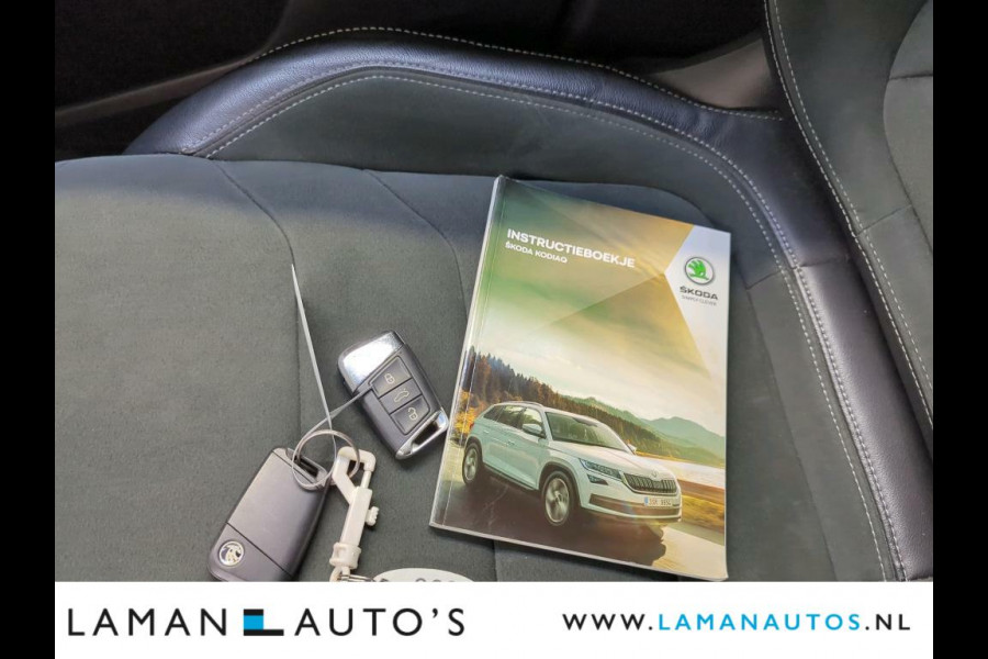 Škoda Kodiaq 1.5 TSI 150pk DSG Style Business Aut. | Open dak Leder-Alcantara CarPlay Canton ECC Navi LED ACC 19" LMV Camera BLIS Metallic |