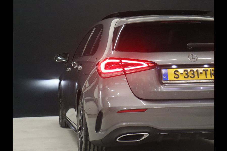 Mercedes-Benz A-Klasse 200 AMG Sport [SCHUIFKANTELDAK, SFEERVERLICHTING, ACHTERUITRIJCAMERA, STOELVERWARMING, FLIPPERS, LED, CRUISE, NIEUWSTAAT]