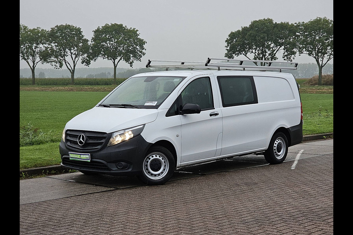 Mercedes-Benz Vito 116 CDI L3 XXL Dubbel Cabine NAP Trekhaak 163Pk Airco Navi+Camera Euro6!