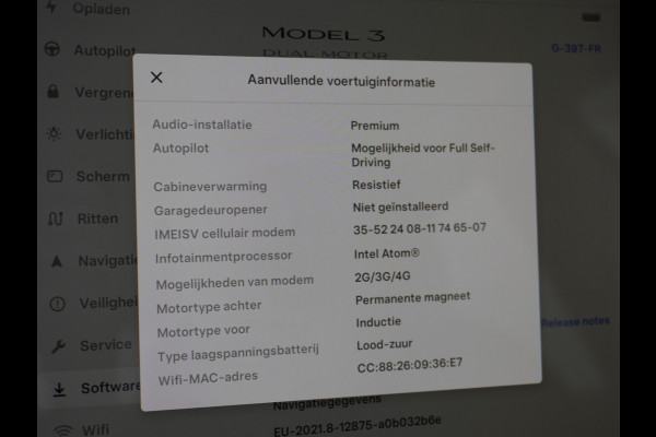 Tesla Model 3 Performance 513pk 3,4 sec 0-100 ! 20"lm FSD-vb. AutoPilot Carbon-Spoiler Premium-HiFi Pano.dak Camera Leer Adaptive-Cruise+Stop& 4wd Rode Remklauwen Premium Audio Veel grip door 4WD vierwielaandrijving.  Origineel Nederlandse auto ! Orig.NL auto  1e eigenaar