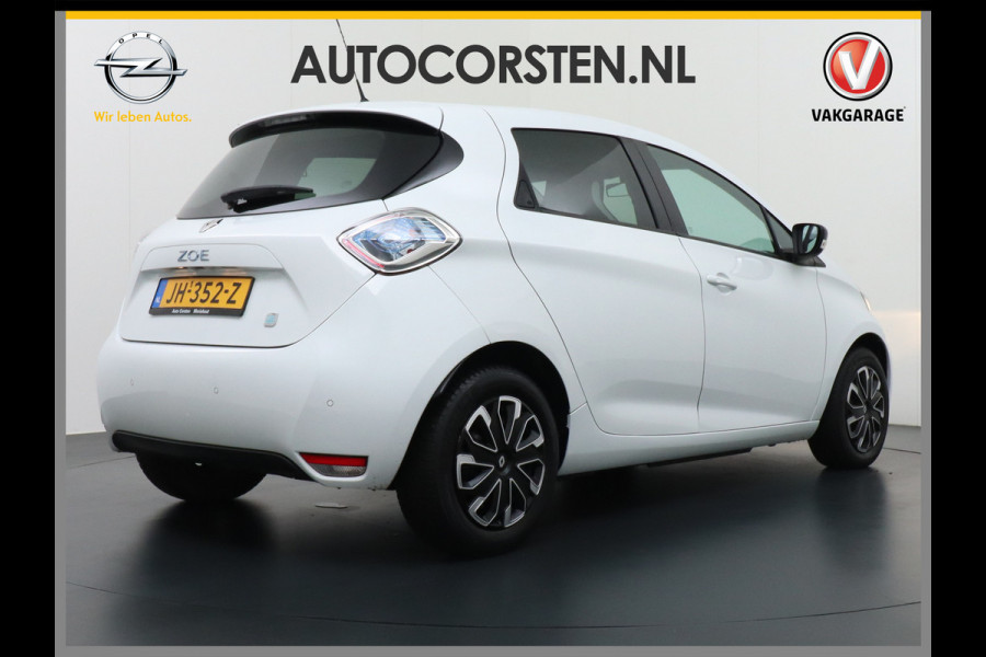 Renault ZOE €5.395,- na subsidie AUT. 90pk Navi Pdc Lmv-look Led Ecc Esp Multi-Media-vb. R240 Intens 22 kWh (ex Accu) Priv. Glass Volledig Dealer Onderhouden ! Orig.NLse auto.  huuraccu v.a. 64 euro per maand.