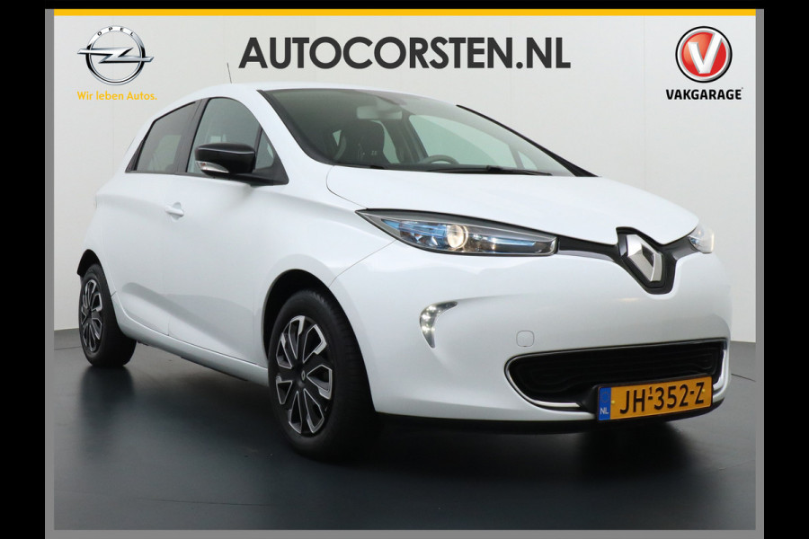 Renault ZOE €5.395,- na subsidie AUT. 90pk Navi Pdc Lmv-look Led Ecc Esp Multi-Media-vb. R240 Intens 22 kWh (ex Accu) Priv. Glass Volledig Dealer Onderhouden ! Orig.NLse auto.  huuraccu v.a. 64 euro per maand.