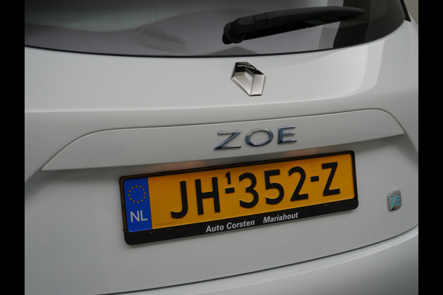 Renault ZOE €5.395,- na subsidie AUT. 90pk Navi Pdc Lmv-look Led Ecc Esp Multi-Media-vb. R240 Intens 22 kWh (ex Accu) Priv. Glass Volledig Dealer Onderhouden ! Orig.NLse auto.  huuraccu v.a. 64 euro per maand.