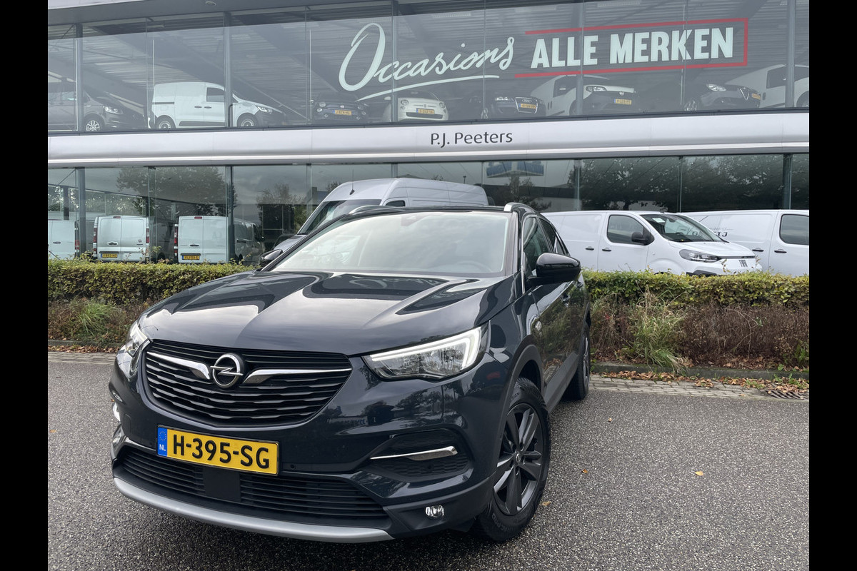 Opel Grandland X 1.2 Turbo 120 Jaar Edition Automaat Climate control - Cruise control - Parks.V+A - Navi - A-Carplay+Android-A - Radio/BLUETH - A-Uitrijcam. - MFL-VW Stuurwiel -ML - LMV - Trekhaak - CD+AB - Ramen E-V+A - V-Stoelen VW - B-Stoel IHV - RS - Rijstr.S - HSA - LED - Start/stop - Grote laadruimte