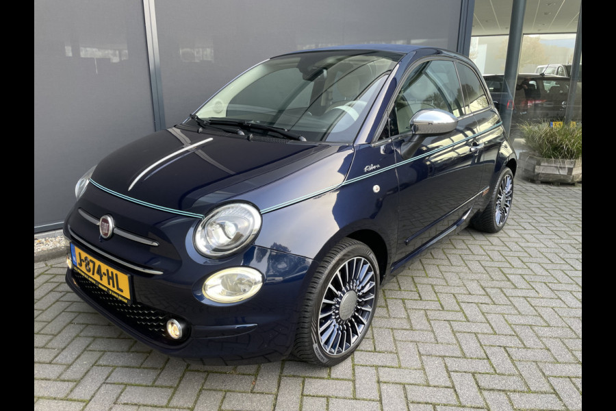 Fiat 500C Cabrio 0.9 TwinAir Turbo Riva Speciale unieke uitvoering! met E-Bedienbare kap / Int. met houtafwerking 105 pk Clim. control - ParkS-A - Navi - U-con. - Radio/USB/AUX/TEL/Blueth. - MFL-Stuurwiel - ML - LMV - L-Bekl. - CD+AB - Ramen E-VZ - Spiegels E-V=VW - B-Assist