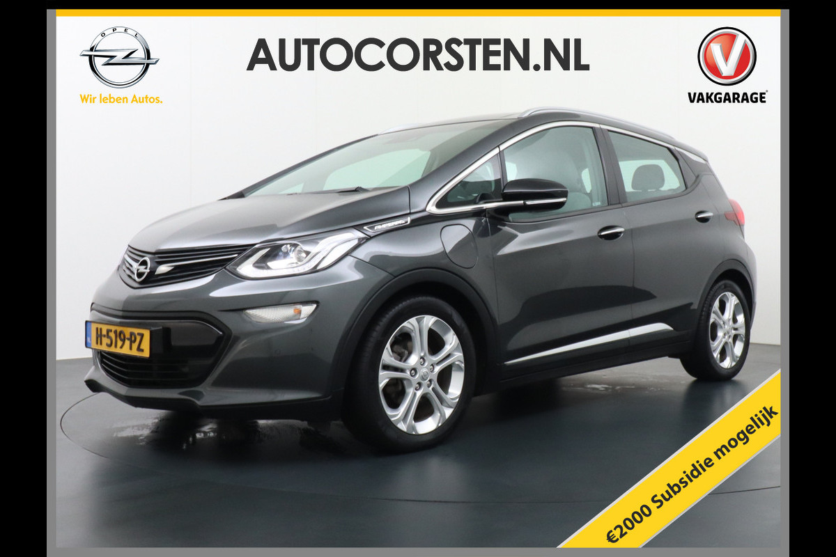 Opel Ampera-E €14.795,-na subsidie 204pk 65 kWh NW Accupakket Navi Xenon WiFi-vb. Carplay Android Pdc-v+a Dodehoek Ecc Apps Bordherkenning Cru ParkeerSensoren Voicecommand Connected-Service Multimedia WiFi voorber. bereik tot 505km origin.NLse auto 1e eigenaar Dealer onderhouden