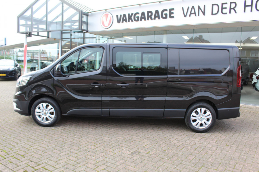 Renault Trafic 2.0-170pk dCi T29 L2H1 Luxe dubbele cabine AUTOMAAT. Luxe Renault Trafic dubbele cabine. Airco, navigatie, telefoonvoorb., metallic lak, LM wielen, schuifdeur li.+re., armsteunen li.+re voor, Isofix etc, etc