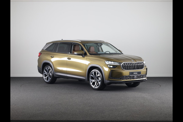 Škoda Kodiaq Business Edition (2) 1.5 TSI m-HEV 110 kW / 150 p | Cognac Leder | Panoramadak | 360° Camera | Canton Sound | Led Matrix | Stoelverwarming voor en achter