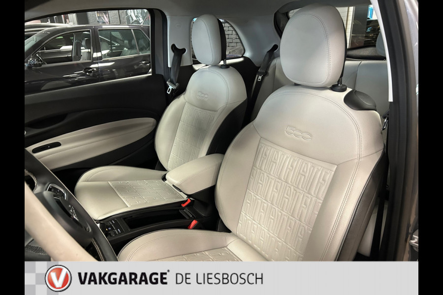 Fiat 500E La Prima 42 kWh / leder / panorama-dak / Navigatie / led / Apple carplay