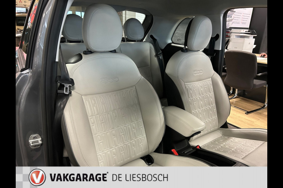 Fiat 500E La Prima 42 kWh / leder / panorama-dak / Navigatie / led / Apple carplay