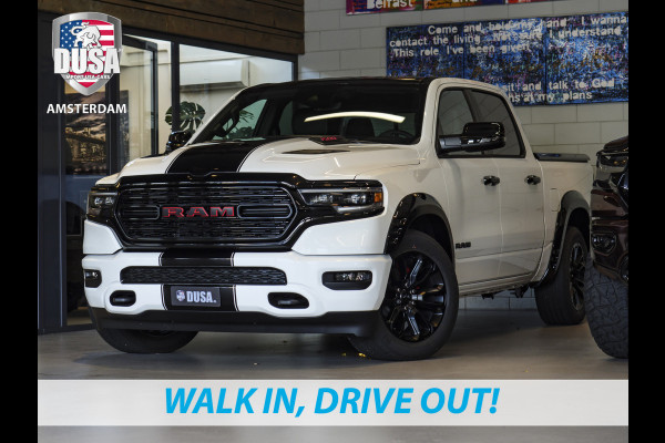 Dodge Ram 1500 5.7 V8 4x4 Crew Cab 5'7 Limited E-torque | Night Edition | Harman Kardon | 12-inch Touchscreen Meerprijs extra opties / Accessoires zoals Deksel, Backflip, Fenders, wraps, Stripings etc