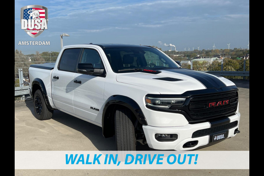 Dodge Ram 1500 5.7 V8 4x4 Crew Cab 5'7 Limited E-torque | Night Edition | Harman Kardon | 12-inch Touchscreen Meerprijs extra opties / Accessoires zoals Deksel, Backflip, Fenders, wraps, Stripings etc