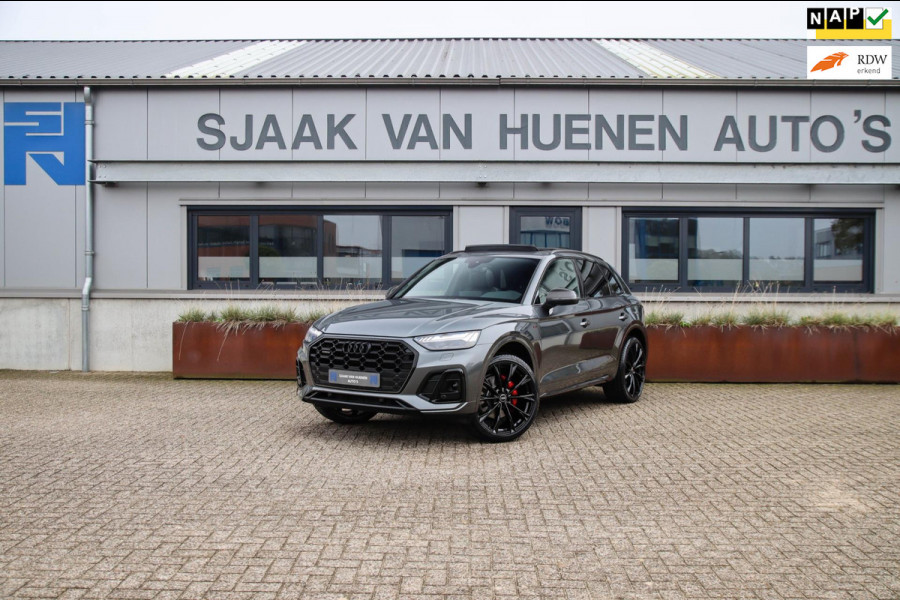 Audi Q5 55 TFSI e Quattro Competition S Edition S-Line 367pk Automaat! 1e|DLR|Panoramadak|Virtual Cockpit|OLED Matrix|B&O|Trekhaak