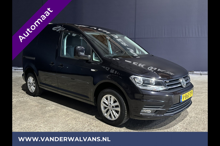 Volkswagen Caddy 2.0 TDI 102pk Automaat L1H1 Euro6 Airco | Camera | Trekhaak | Cruisecontrol Parkeersensoren, Achterklep