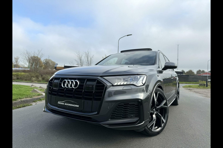 Audi Q7 55 TFSI e quattro S-Line Plus Panoramadak|Matrix Laser|Camera 360°|Keyless|Luchtvering|Sport stoelen|DAB+