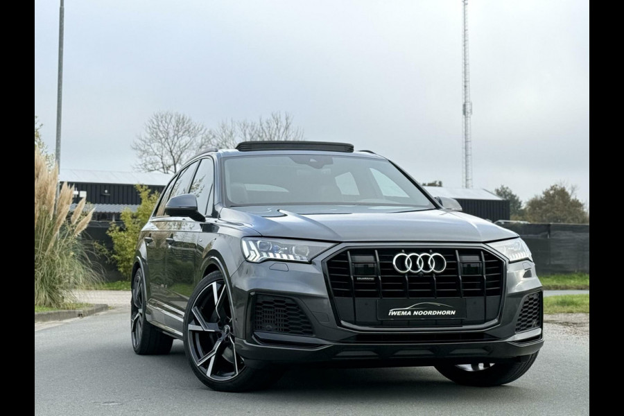 Audi Q7 55 TFSI e quattro S-Line Plus Panoramadak|Matrix Laser|Camera 360°|Keyless|Luchtvering|Sport stoelen|DAB+