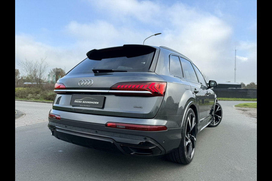 Audi Q7 55 TFSI e quattro S-Line Plus Panoramadak|Matrix Laser|Camera 360°|Keyless|Luchtvering|Sport stoelen|DAB+