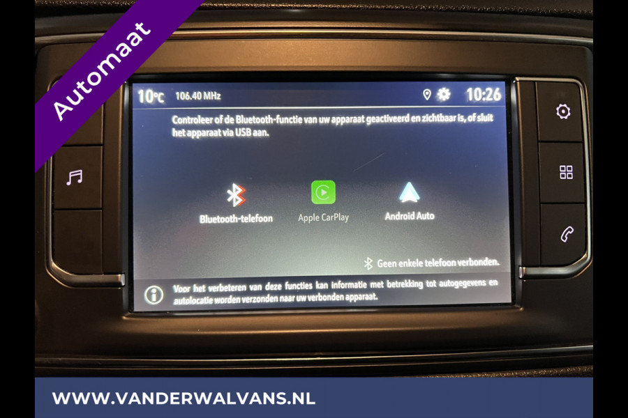 Opel Vivaro 2.0 CDTI 123pk Automaat L3H1 Euro6 Airco | Apple Carplay | Cruisecontrol Android Auto, Parkeersensoren, Stoelverwarming