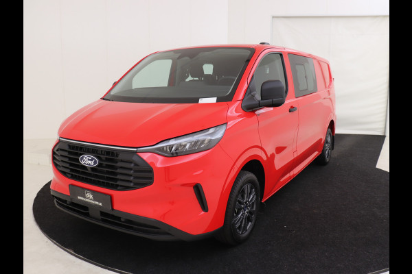 Ford Transit Custom 320L L2H1 Trend 150 PK dubbel cabine 6 persoons LED AIRCO CRUISE CONTROL CAMERA NAVIGATIE DMV CARPLAY LANE ASSIST 4 JAAR GARANTIE TOT 200.000 KILOMETER