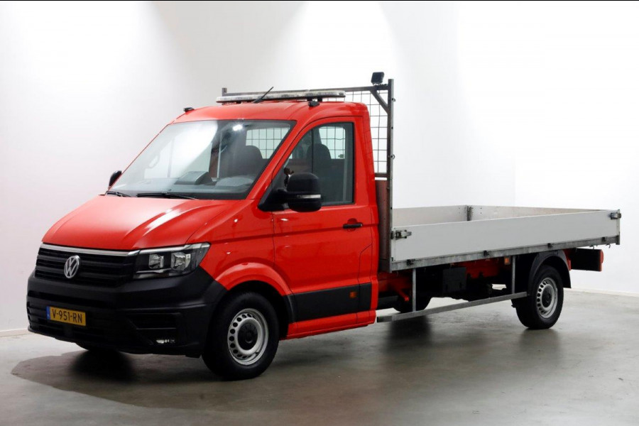 Volkswagen Crafter 35 2.0 TDI 177pk E6 RWD Open Laadbak + Palfinger PC1500 Kraan Trekhaak 3500kg 08-2018